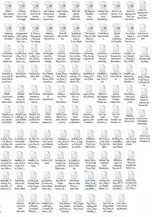 Product picture 100 Health, Fitness and Beauty PLR articles